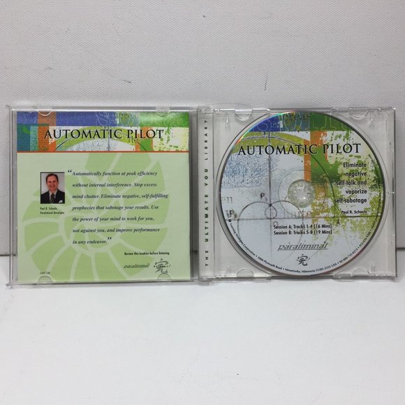 Automatic Pilot Paul R Scheele Paraliminal The Ultimate You Library CD Self Help - Picture 3 of 7